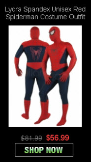 Wholesale Spandex Unise Spiderman Costumes