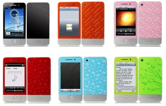 Haiku Colorfolie i6 Cell Phones with Six Colors