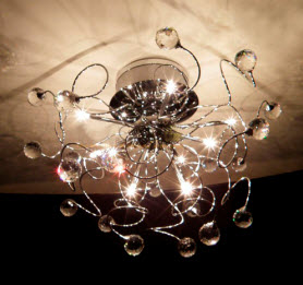 Crystal Iron Ceiling Lights