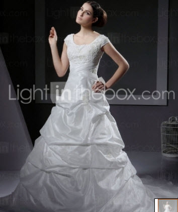 Princess A-line Lace Wedding Dresses