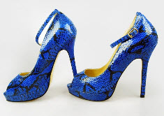 Blue Fashion High Heels
