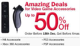 Christmas Last Fling Sale on Video Game Accessories
