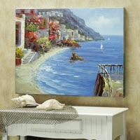Handmade Summer Sea Landscape Paintings
