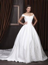 Princess Ball Gown Off the Shoulder Wedding Dresses