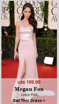 Megan Fox Evening Dress at Golden Globe 2011