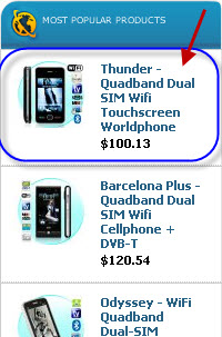 Most Popular Cell Phones on ChinaVasion