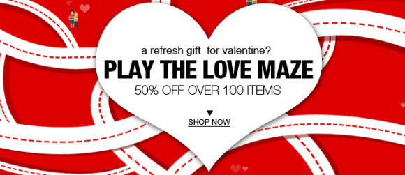 Valentine's Day 2011 Deals from Milanoo