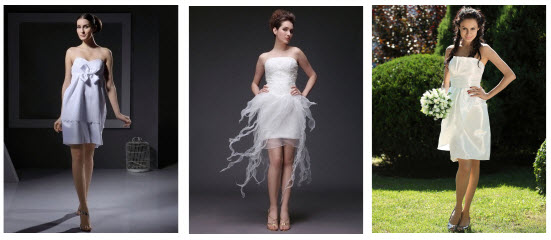 Mini Wedding Dresses at Lightinthebox