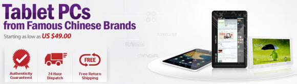 Cheap Chinese Branded Tablet PCs
