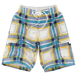 Vancl Plaid Beach Shorts for Men