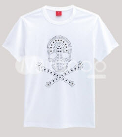 White Cotton Graphic Tees for Men from VANCL