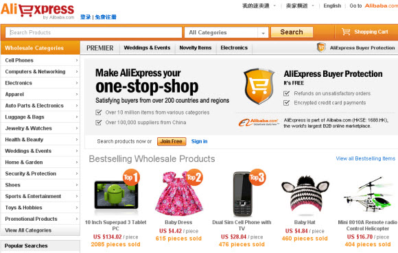 Wholesale Platform AliExpress