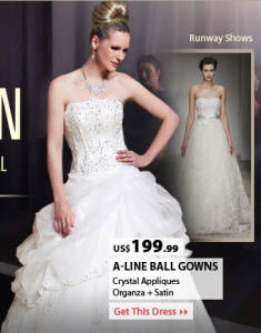 A-line Ball Gown Fall 2011 Wedding Dresses