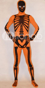 Skeleton Lycra Spandex Zentai Suits