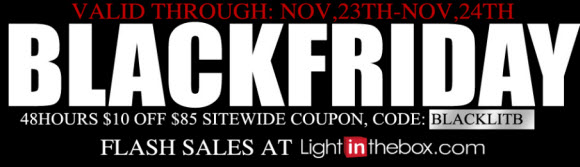 BlackFriday Flash Sale at LightInTheBox.com