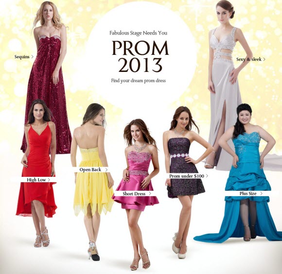 2013 Prom Dresses at Milanoo
