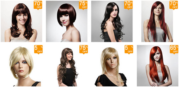 Deals on Women's Hair Wigs from Lightinthebox.com