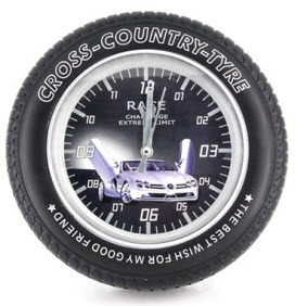 Tire Wall Clock Spy Cameras at Focalprice.com