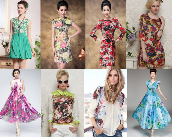 Discounted Print Dresses for Summer 2013 at Milanoo