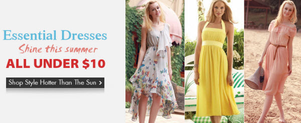 Under 10USD Summer Dresses Deals