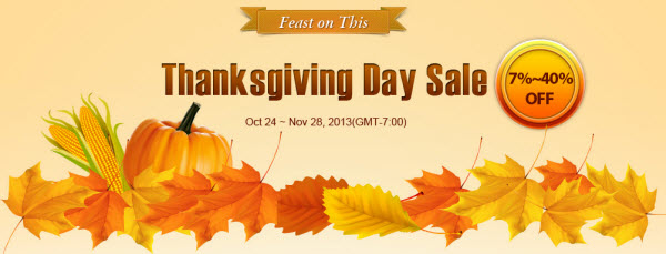 Focalprice.com Thanksgiving Day 2013 deals