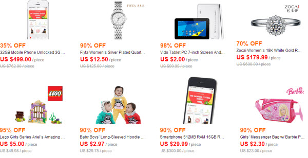 Aliexpress shopping festival deals