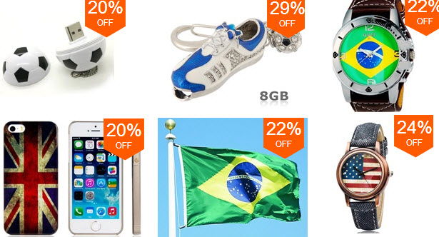 Best Deals on 2014 FIFA World Cup Supplies at Focalprice.com