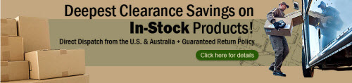 Clearance Savings On In-Stock Products