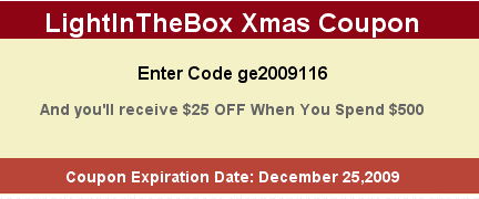 Lightinthebox Christmas Coupon