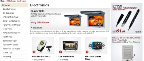 Wholesale Electronics by Lightinthebox.com