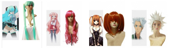 Wholesale Cosplay Wigs on Milanoo