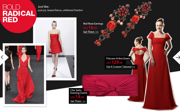 Bold Radical Red Formal Dresses
