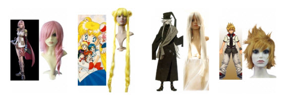 Costume Wigs on Milanoo