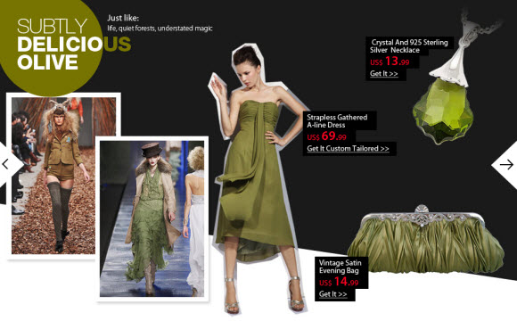 Subtly Delicious Olive Formal Dresses