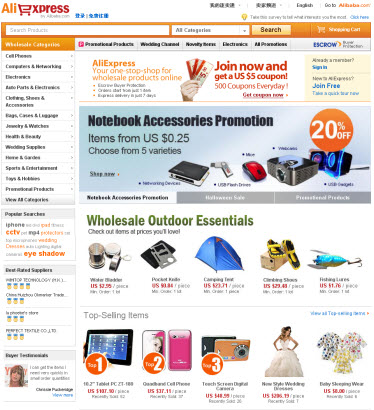 China Wholesale Platform AliExpress.com