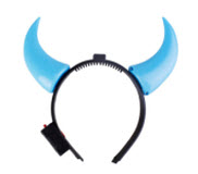 LED Flashing OX Head Horn Lights