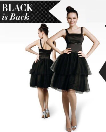 Black Tulle Cocktail Dresses