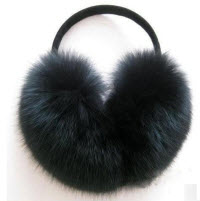 Fox Fur Ear Muffs