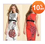 Printed Pencial Evening Dresses