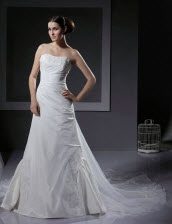 A-line Organza Wedding Dresses