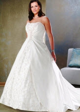 Floor Lengthe Plus Size Wedding Dresses