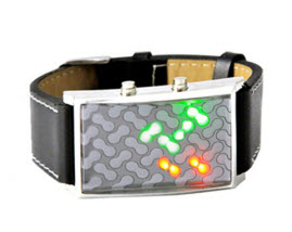 Genome Red Yellow Green LED Watches