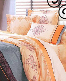 Orange Cotton Bedding Sets