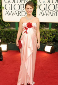 Natalie Portman Evening Dress at Golden Globe 2011