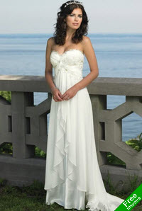 Chiffon Wedding Dresses 2011
