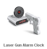 Laser Gun Alarm Clocks