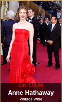 Anne Hathaway Inspired Evening Dresses