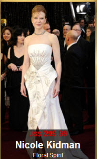 Nicole Kidman Inspired Evening Dresses