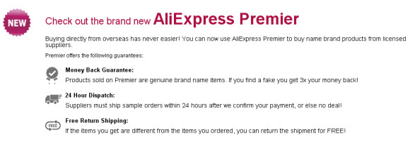 AliExpress Premier