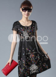 Silk Black Summer Dresses